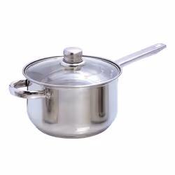 Buckingham Deep Induction Saucepan Cooking Pot with glass lid Premium Quality 3.8 Litres