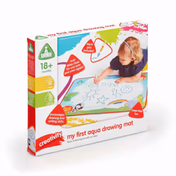 My First Aqua Drawing Mat for Children 18 Months mess free water mat Water Drawing Mat for toddlers Aqua Mat Messy Play Mat Early Learning Centre Toys