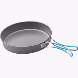 Highlander Camping Frying Pan with Folding Handles
