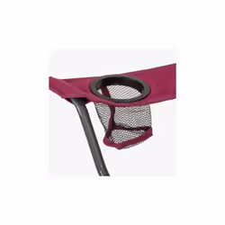 folding chair Edinburgh 89 x 51 x 51 cm steel bordeaux