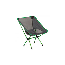 folding chair 66 x 54 cm aluminium/polyester green/grey