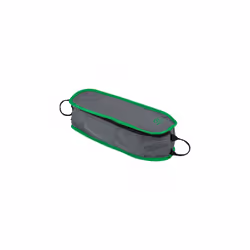 folding chair 66 x 54 cm aluminium/polyester green/grey