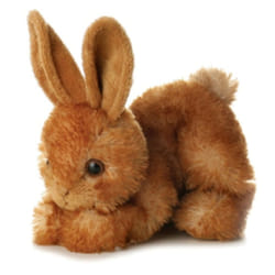 8" Brown Mini Flopsie Bitty Bunny Soft Toy - Aurora Teddy Rabbit 8inch -  flopsie aurora bitty bunny soft teddy mini rabbit 8inch toy babychild 15cm