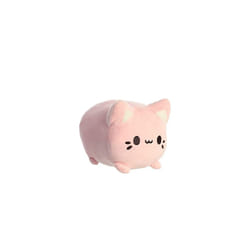 Aurora, 14273, Tasty Peach Strawberry Meowchi, 7In, Eco-friendly soft toy, Pink