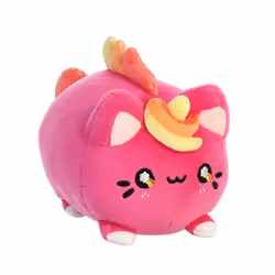 Aurora, 14288, Tasty Peach Berry Sunset Meowchi, 7In, Eco-friendly soft toy, Pink