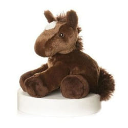 8" Brown Mini Flopsie Chestnut Horse Soft Toy - Aurora Flopsies World 8inch -  toy aurora horse mini flopsies chestnut world 8inch cuddly plush gift
