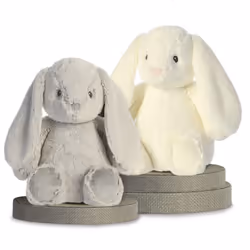 Aurora, 23103, ebba Baby Dewey Dawn White Rabbit, 12.5In, Eco Friendly Soft Toy