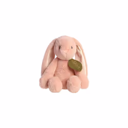 Aurora, 23318, ebba Baby Eco Brenna Bunny, 12.5In, Recycled Soft Toy, Pink