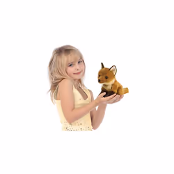 26283, 26373, MiYoni Tots Fox Kit, 9In, Eco-friendly soft toy, Brown