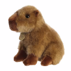 26385, 26375, MiYoni Capybara, 9In, Eco-friendly soft toy, Brown