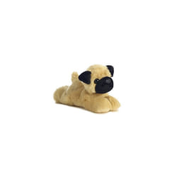 Mini Flopsie - Mr Pugster Pug 8in - Aurora Plush Flopsies World Soft Dog Toy -  aurora mr pugster mini plush flopsies world soft dog toy cuddly new