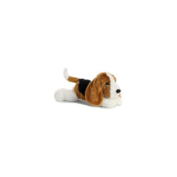 Aurora, Flopsies, Bassett Hound, Soft, 31567 12inches, Cuddly Toy, Multi-Colour