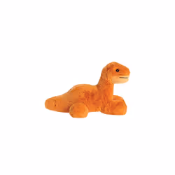Aurora, 31862, Mini Flopsie Brontosaurus Dinosaur, 8In, Eco-friendly soft toy, Orange