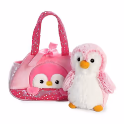 AURORA, 32832, Fancy Pal, Peek-A-Boo Penguin, 8In, Soft Toy, Pink