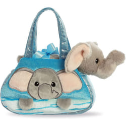 AURORA, 32839, Fancy Pal, Peek-a-Boo Elephant, 8In, Soft Toy, Grey, Blue