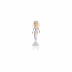 Aurora, 33249, Sea Shimmer Mermaid Bride, 18In, Soft Toy, Silver, Multi-Colour