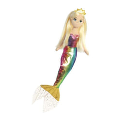 AURORA, 33318, Sea Sparkles, Amanda Mermaid, 18In, Blonde, Soft Toy, for children, Multi-Coloured