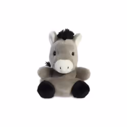 Soft Toy Palm Pals Donkey Junior 13 Cm Plush Grey