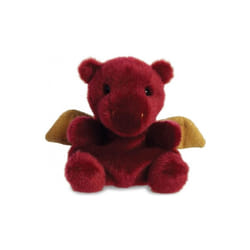 soft toy Palm Pals dragon junior 13 cm plush bordeaux