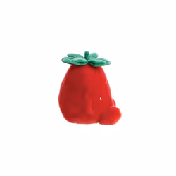 AURORA, 33573, Palm Pals Juicy Strawberry 5In, Soft Toy, Red