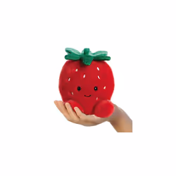 AURORA, 33573, Palm Pals Juicy Strawberry 5In, Soft Toy, Red