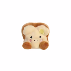 AURORA, 33574, Palm Pals Buttery Toast, 5In, Eco-friendly soft toy, Brown