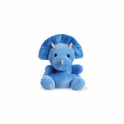 AURORA, 33616, Palm Pals Tank Triceratops Dinosaur, 5In, Soft Toy, Blue