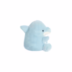 Aurora, 33684, Palm Pals Clicks Dolphin, 5In, Soft Toy, Blue