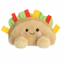 AURORA, 33690 Palm Pals Fiesta Taco Soft Toy, Brown, 5In