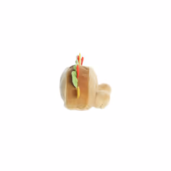 AURORA, 33690 Palm Pals Fiesta Taco Soft Toy, Brown, 5In