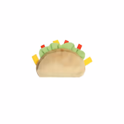 AURORA, 33690 Palm Pals Fiesta Taco Soft Toy, Brown, 5In