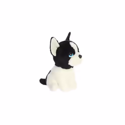 Aurora, 33749, Petites Harvard Boston Terrier Dog, 7In, Soft Toy, Black & White