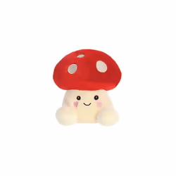 Aurora, 33767, Palm Pals Amanita Mushroom, 5In, Soft Toy, Red & Beige