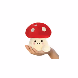 Aurora, 33767, Palm Pals Amanita Mushroom, 5In, Soft Toy, Red & Beige - Additional view 5