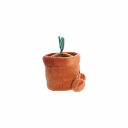 Aurora, 33793, Palm Pals Terra Potted Plant, 5In, Soft Toy, Brown