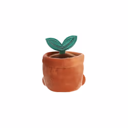 Aurora, 33793, Palm Pals Terra Potted Plant, 5In, Soft Toy, Brown