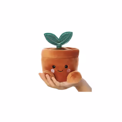 Aurora, 33793, Palm Pals Terra Potted Plant, 5In, Soft Toy, Brown - Additional view 4