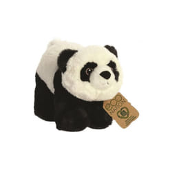 cuddly toy Eco Nation panda 23 cm plush black/white