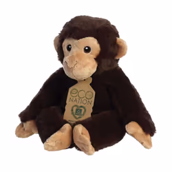 Aurora Eco Nation Chimpanzee 9.5 Inch Plush Soft Toy