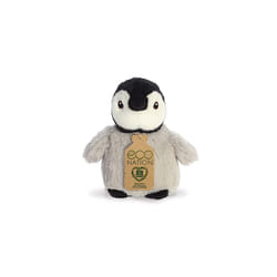 Aurora, 35083, Eco Nation Mini Penguin, 5In, Recycled Soft Toy, Grey