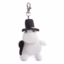 4" Moomin Moominpappa Key Clip - Key 4inch Plush - moominpappa keyclip 4inch plush