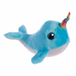 Aurora, 61022, Sparkle Tales, Coral Narwhal, 7In, Soft Toy, Blue