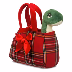AURORA, 61077, BESSIE Monster Fancy Pal, Soft Toy, Green and Red
