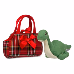 AURORA, 61077, BESSIE Monster Fancy Pal, Soft Toy, Green and Red