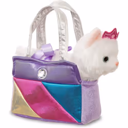 Plush/Soft/Cuddly Toy/Bag - Aurora/Fancy Pals - WHITE CAT