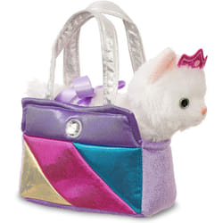 Plush/Soft/Cuddly Toy/Bag - Aurora/Fancy Pals - WHITE CAT