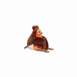 AURORA, 61432, Robin, Bird Soft Toy, Brown and Red