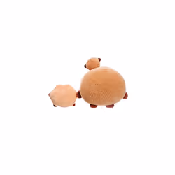 61462, BT21 Official Merchandise, SHOOKY Soft Toy, 12 cm, Brown