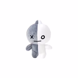 Aurora, 61463, BT21 Official Merchandise, VAN Soft Toy, Small, Grey & White