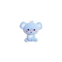 Aurora, 61484, BT21 Official Merchandise, Baby KOYA Sitting Doll 5In, Soft Toy, Blue